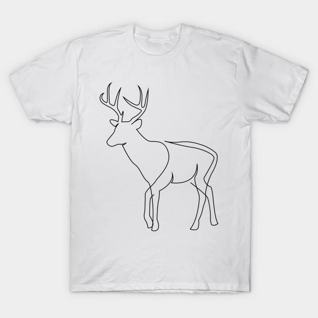 stag T-Shirt by addillum